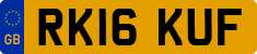 License plate of the United Kingdom, 2001 year system