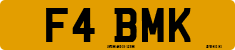 License plate of the United Kingdom, 1983 year system