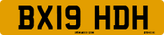 License plate of the United Kingdom, 2001 year system