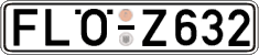German license plate, Regular plates