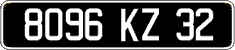 French license plate, FNI
