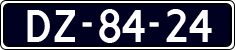License plate of the Netherlands, Imported oldtimers (cars)
