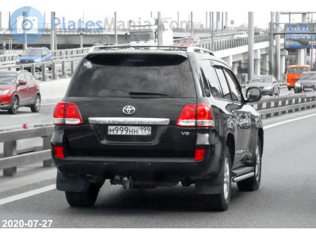 м999нн199, Toyota Land Cruiser