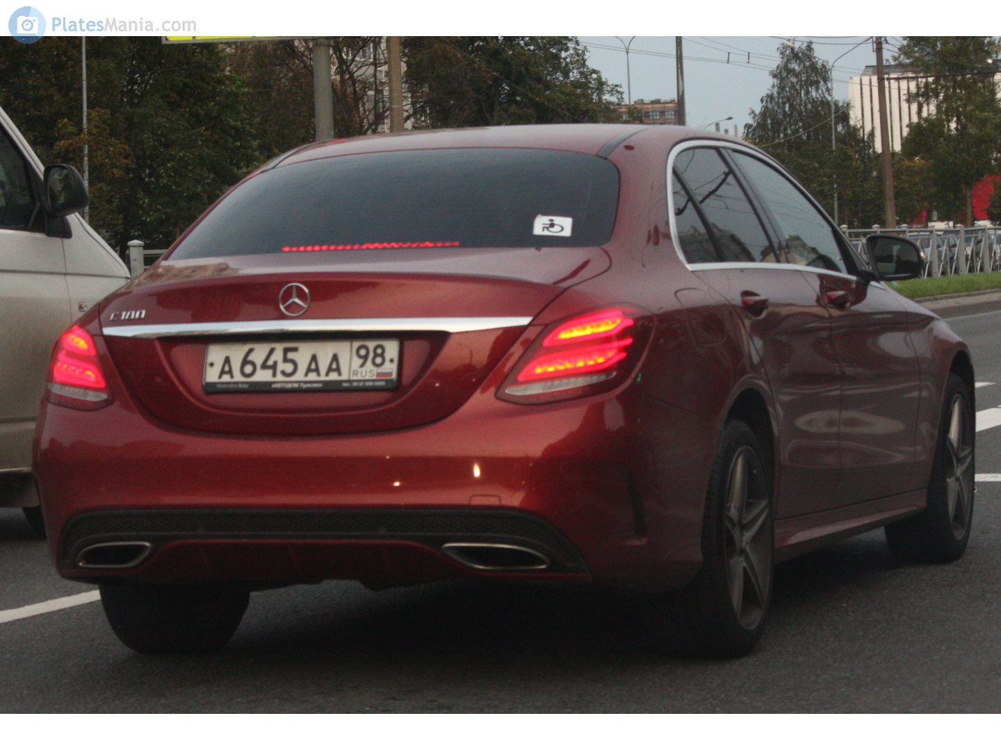 а 645 аа 98, Mercedes-Benz C-Klasse 4th gen Sedan (W205), 2014–2021