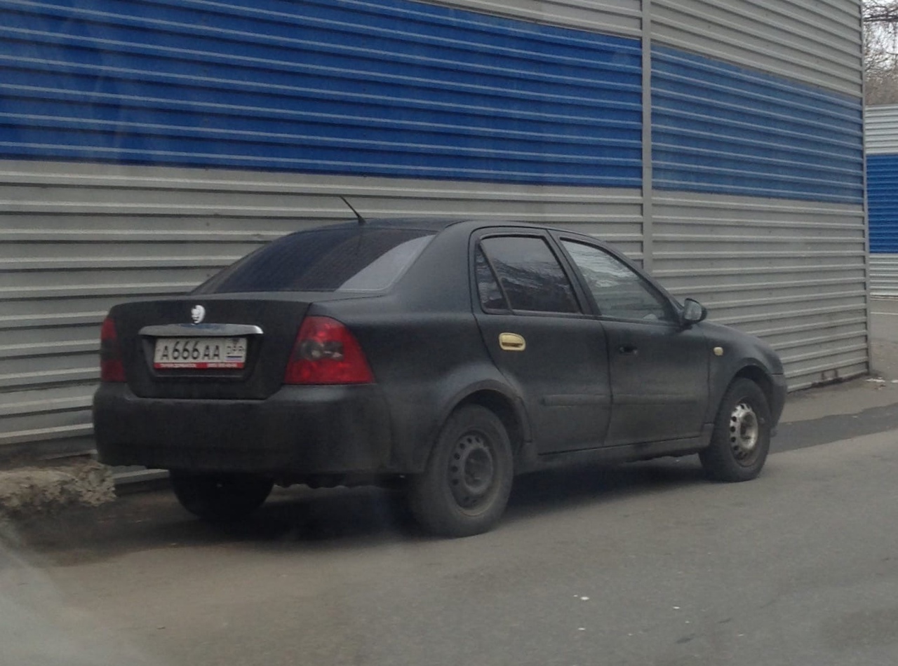 а 666 аа, Geely CK 1st gen (CK), 2005–2016