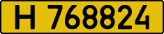 License plate Kazakhstan, Foreign citizens and enterprises