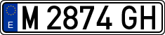 License plates of Spain, 1971 year series