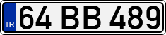 License plate of Turkey, Regular plates