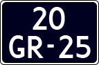 License plate of the Netherlands, Cars