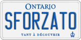 Ontario, Vanity Plates