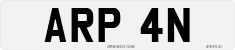 License plate of the United Kingdom, 1963 year system