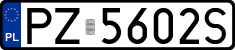 License plates of Poland, Regular car plates