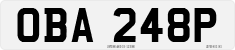 License plate of the United Kingdom, 1963 year system
