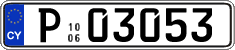 License plate of Cyprus, Trailers