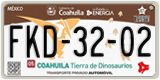 Coahuila, Cars (AAA-00-00)