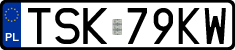 License plates of Poland, Regular car plates
