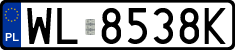 License plates of Poland, Regular car plates