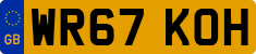 License plate of the United Kingdom, 2001 year system