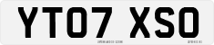 License plate of the United Kingdom, 2001 year system