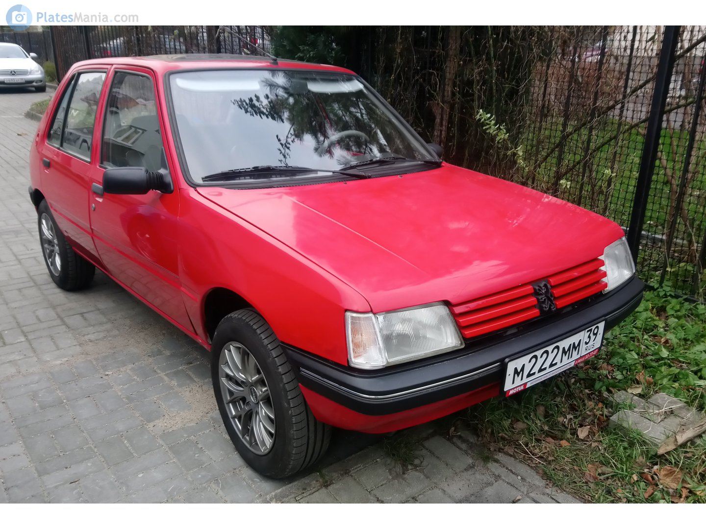 м 222 мм 39, Peugeot 205 1st gen 5-door Hatch (20A/C), 1983–1998