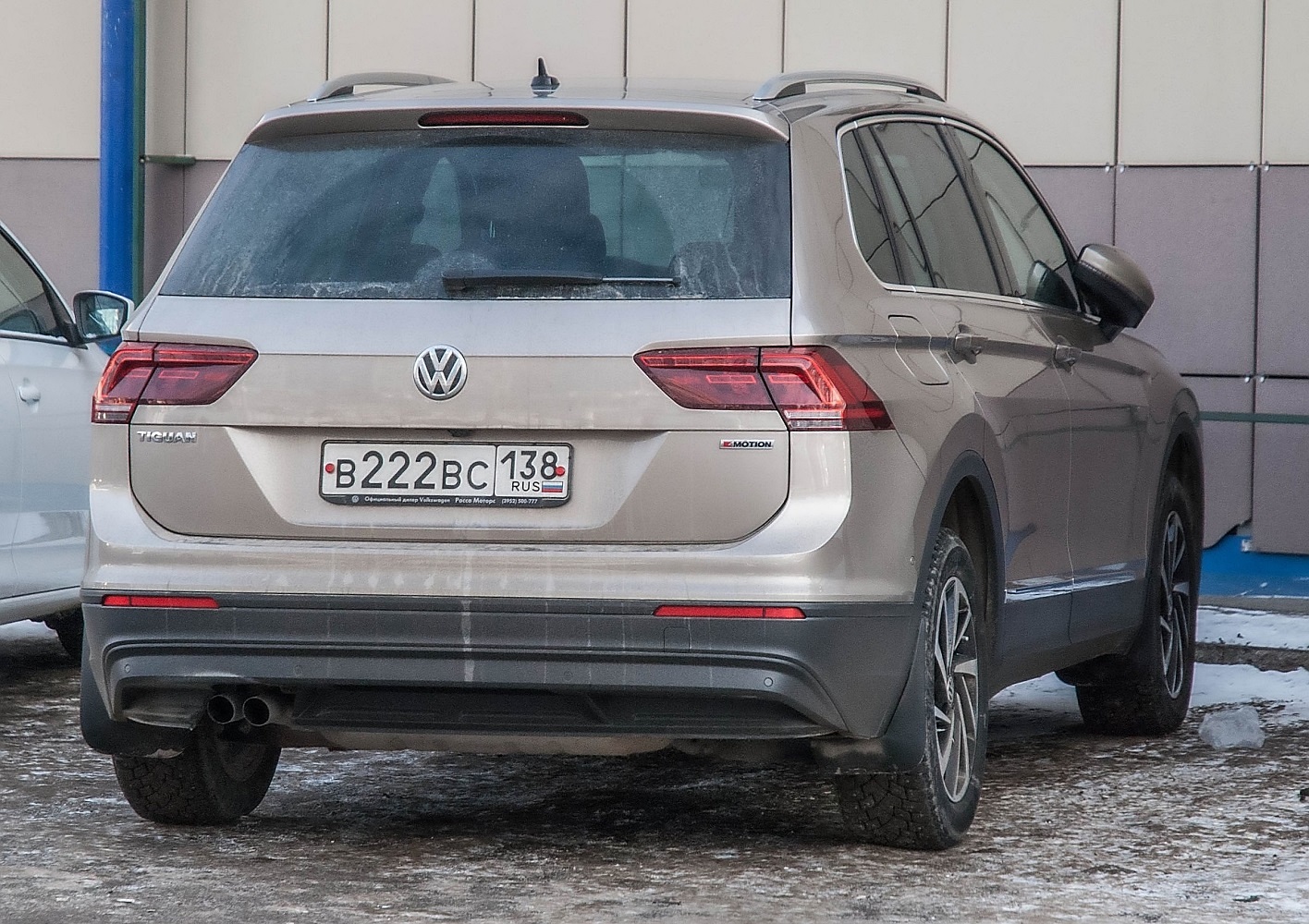 в 222 вс 138, Volkswagen Tiguan 2nd gen (AD/AX/Allspace/L), 2016–2021