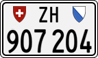 License plate of Switzerland, Cars