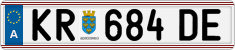 License plate of Austria, Regular plates
