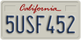 California, Passenger Car (1ABC234)