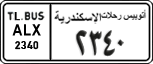 License plate of Egypt, Cars (1999)