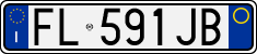 License plate of Italy, Cars (1994 year series)