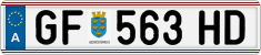 License plate of Austria, Regular plates