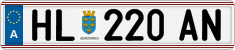 License plate of Austria, Regular plates