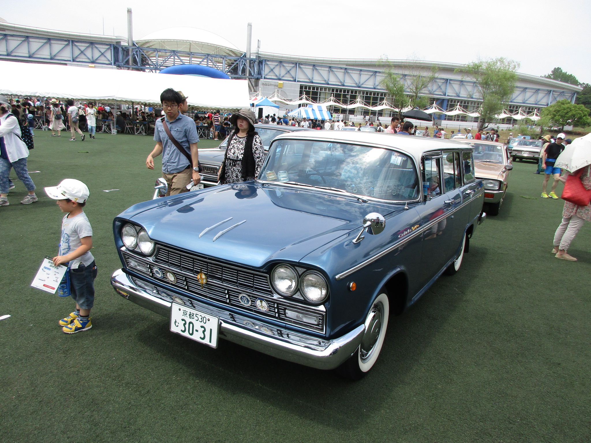 京都 530 む 3031, Nissan Cedric 1st gen Wagon (31), facelift, 1962–1965