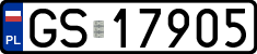 License plates of Poland, Regular car plates