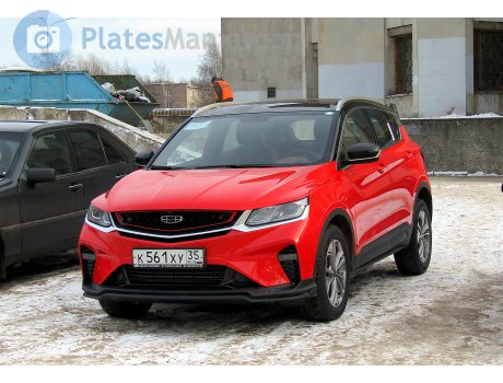 к561ху35, Geely Coolray