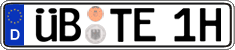 German license plate, Plates for oldtimers (type 