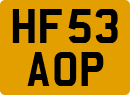 License plate of the United Kingdom, 2001 year system