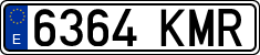 License plates of Spain, Ordinary (2000)
