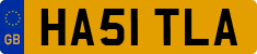 License plate of the United Kingdom, 2001 year system