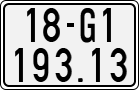 License plate of Vietnam, Motorcycles