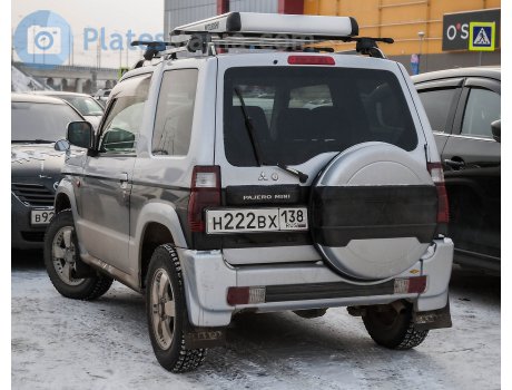н222вх138, Mitsubishi Pajero Mini
