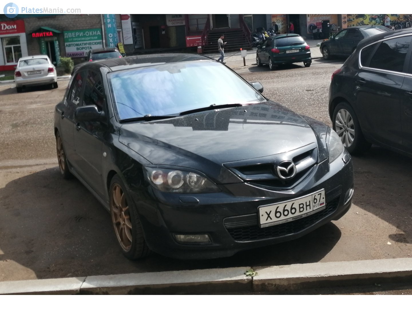 х 666 вн 67, Mazda 3 