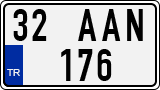 License plate of Turkey, Regular plates