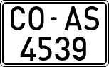 License plates of Spain, 1971 year series
