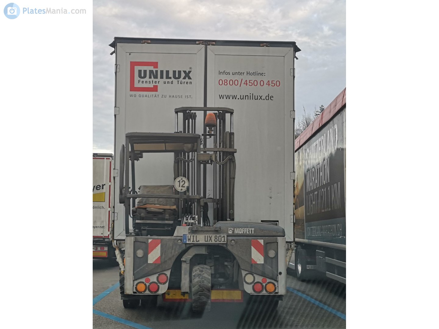 WIL UX 801, Regular plates 