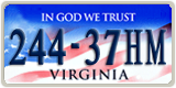 Virginia, In God We Trust (123-45AB)
