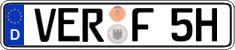 German license plate, Plates for oldtimers (type 