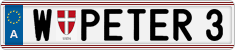 License plate of Austria, Vanity Plates