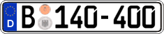 German license plate, Diplomatic