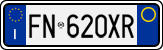 License plate of Italy, Cars (1994 year series)